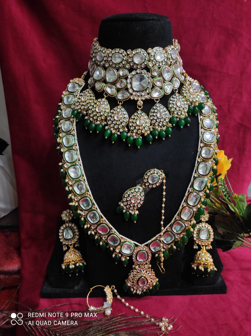 Dazzle at Celebrations with Kundan Necklace Set – Zevar