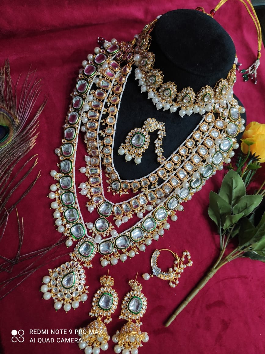 ir Jewelry Sets Traditional Polki Kundan Jewelry