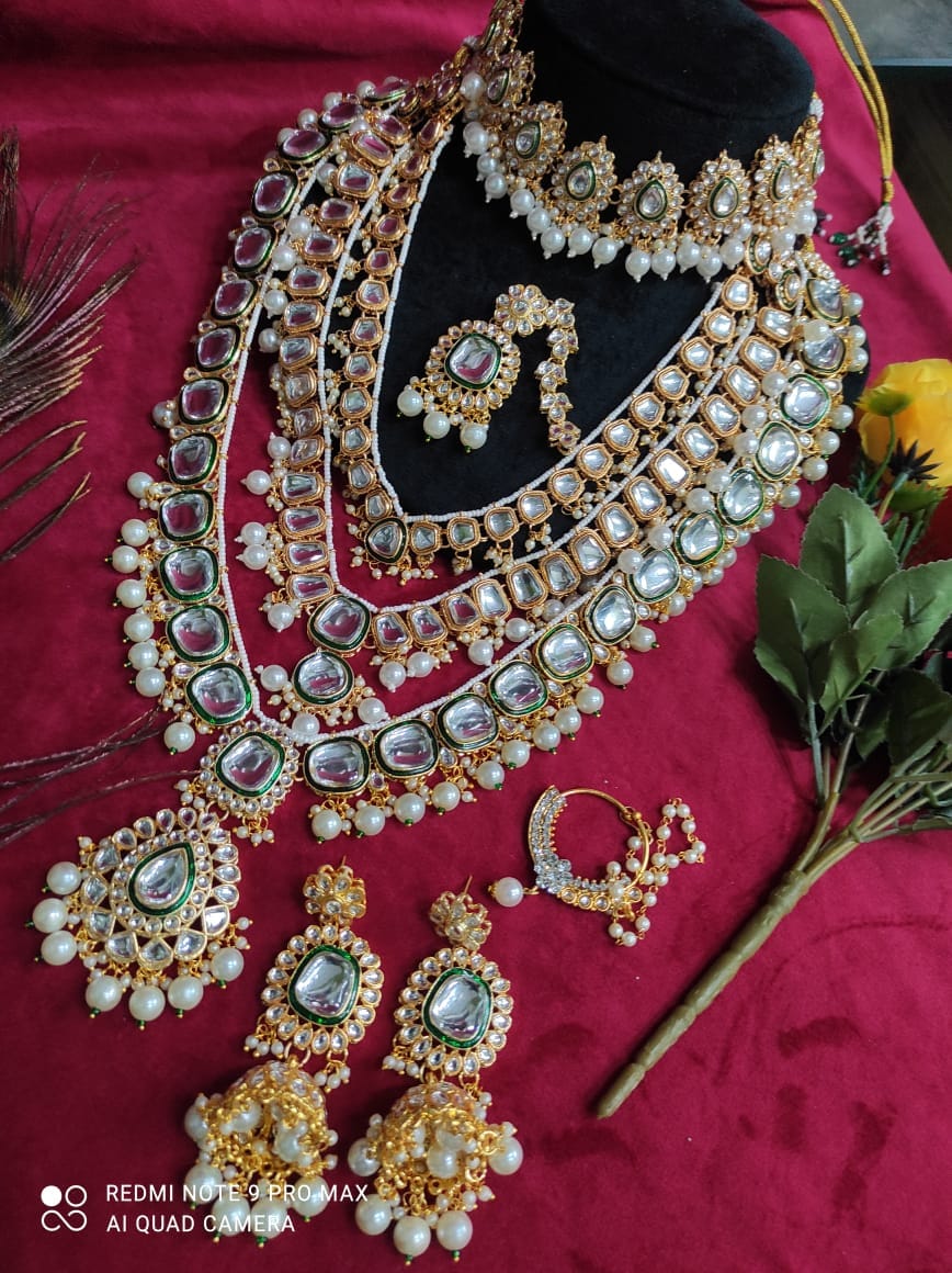 ir Jewelry Sets Traditional Polki Kundan Jewelry