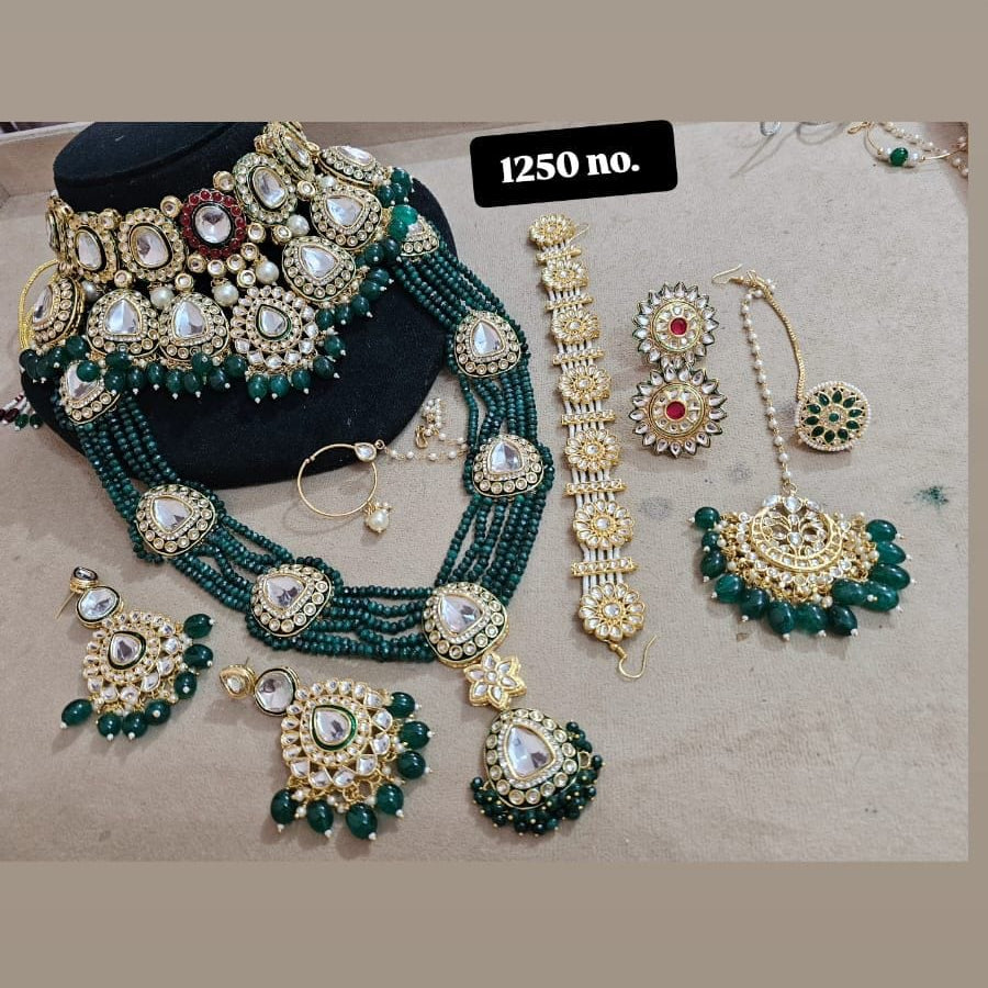 Zevar Bridal Jewellery Pastel Bridal Jewellery Set - Complete Wedding Collection
