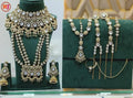 Zevar Bridal Jewellery Set Kundan Stones Full Bridal Jewellery Set - Traditional Indian Wedding Jewelry