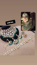 Zevar Bridal Jewelry Majestic Rajasthani Kundan Bridal Jewellery Set