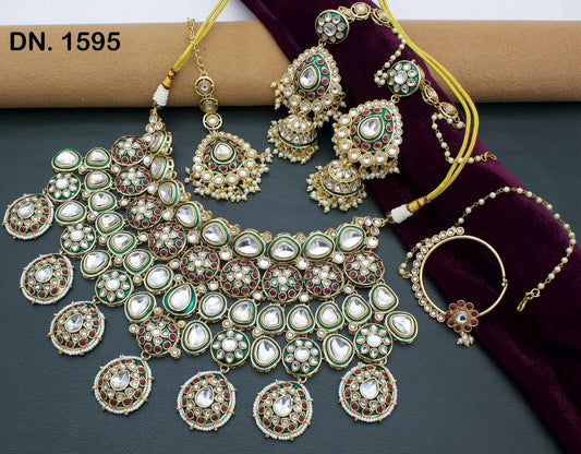 Zevar Choker Necklace Short Choker Style Necklace Set