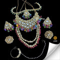 Zevar Jewelry Sets Prism Perfection Kundan Multicolor Necklace Set