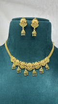 Zevar Necklace Gold Plated Choker Necklace - Elegant & Stylish Jewelry