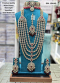 zevar Traditional Indian Jewelry Set Traditional Red Colour Indian Semi Bridal Set