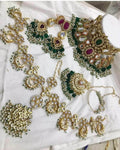 Zevar Bridal necklace A Gorgeous Wedding With A Bride In A Uniquely Kundan Necklace Set By Zevar.