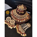 Zevar Bridal necklace Copy of ZEVAR | High Quality Kundan Semi choker necklace Earring & MaangTikka