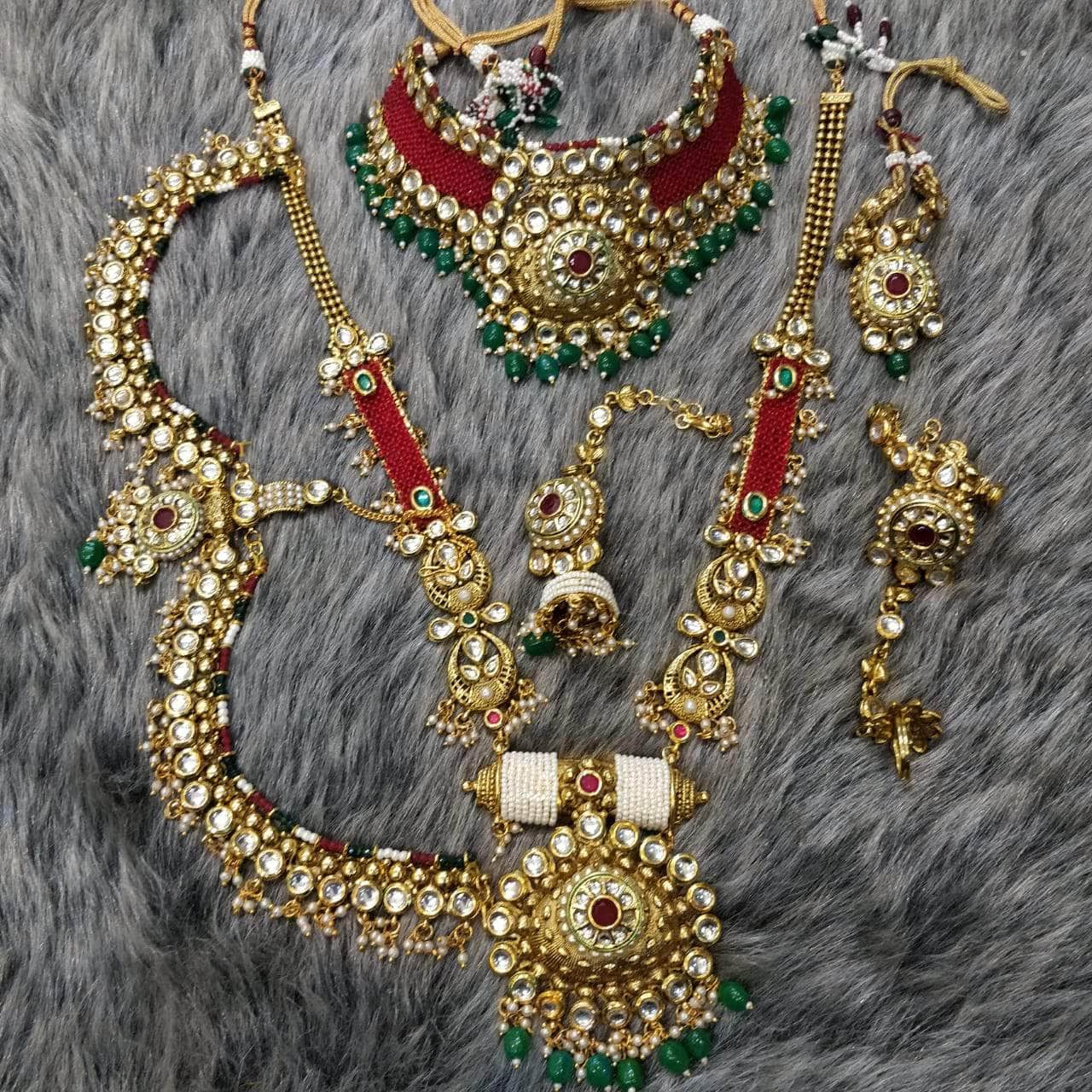 ZEVAR I Gold Plated Bridal Jewellery Set – Zevar
