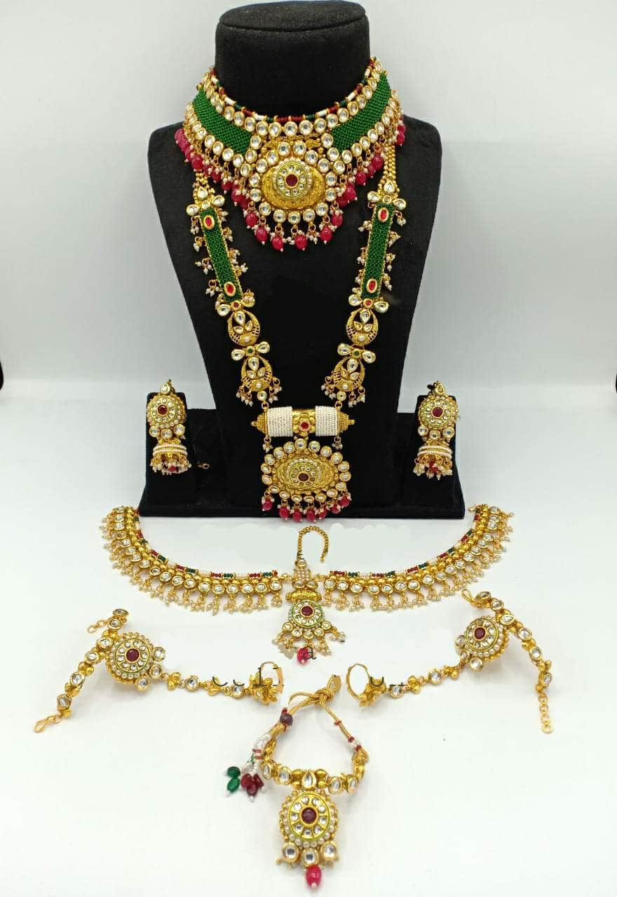 Zevar Bridal necklace Indian Bridal jewellery Set By Zevar