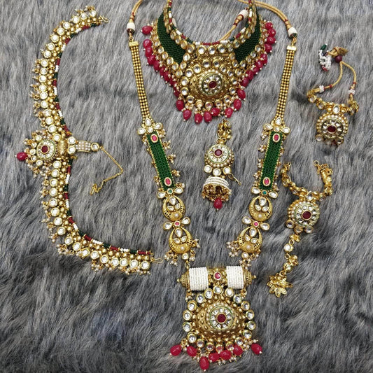 Zevar Bridal necklace Indian Bridal jewellery Set By Zevar