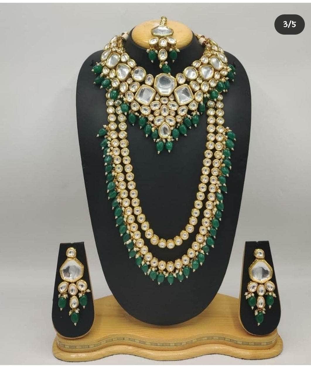 Zevar Bridal necklace Sabyasachi designer kundan bridal set, By Zevar.