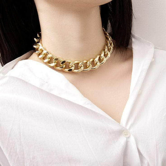 Zevar chain Gold-Plated Designer Statement Chain By Zevar