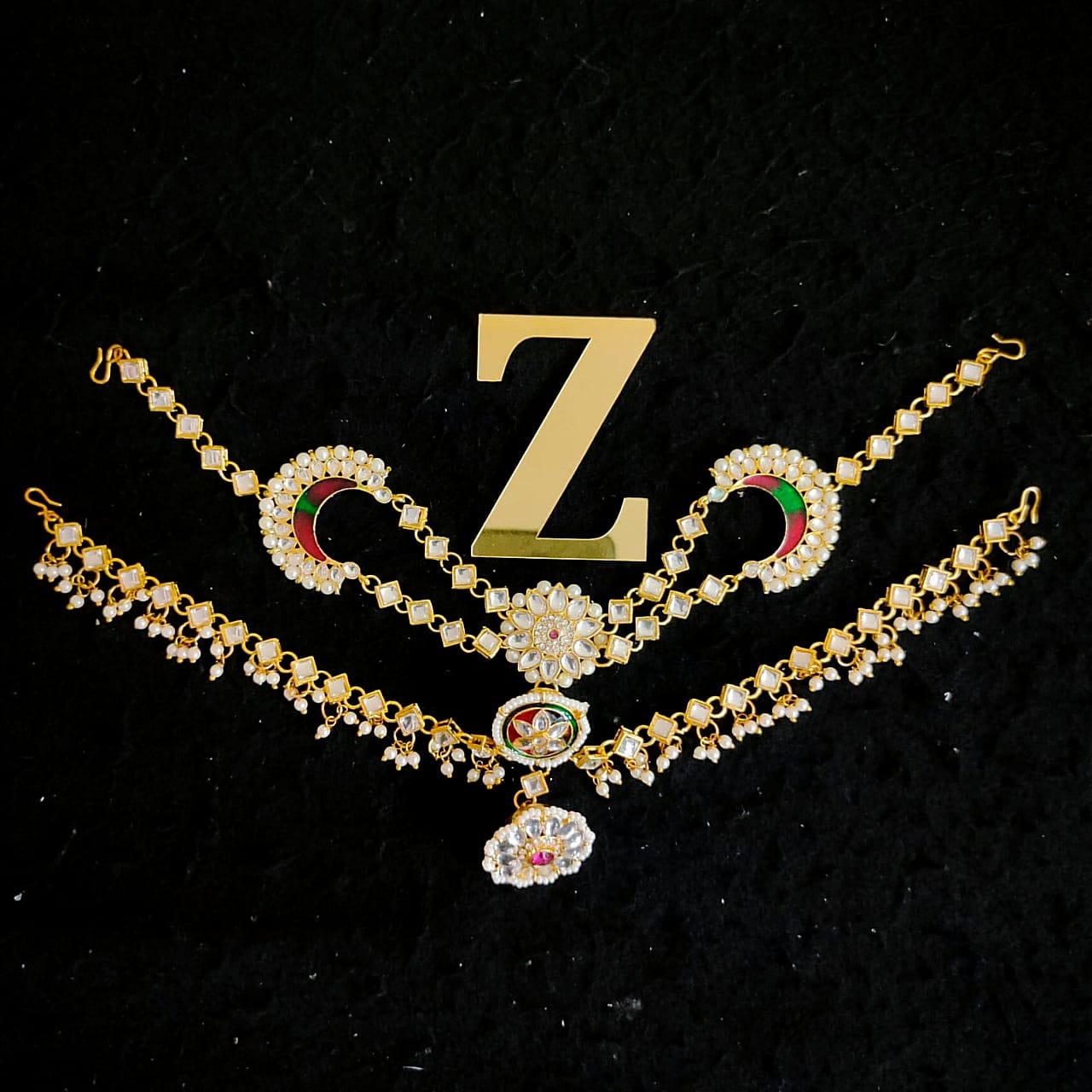 Zevar Gold-Plated rajasthani borla maang tikka By Zevar