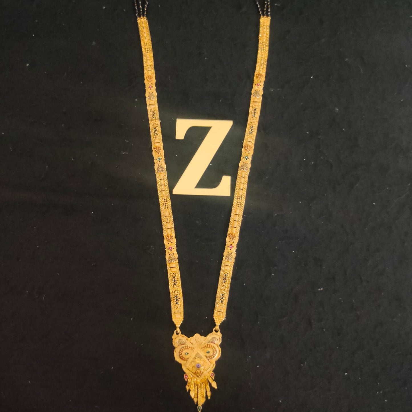 Zevar Jewelry ADORABLE 1GRAM GOLD PLATED MANGALSUTRA BY ZEVAR JEWELLERY