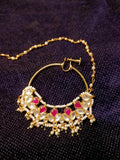 Zevar Jewelry big size ahmdabadi nose pin