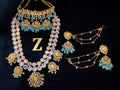 Zevar Jewelry Copy of High Quality Kundan Bridal Jewellery Meenakari Work Back Side Set By Zevar