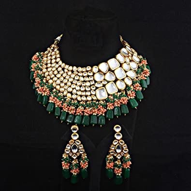 Zevar Jewelry Copy of Premium Quality Elegant Kundan Bridal Set Jewellery Set By Zevar