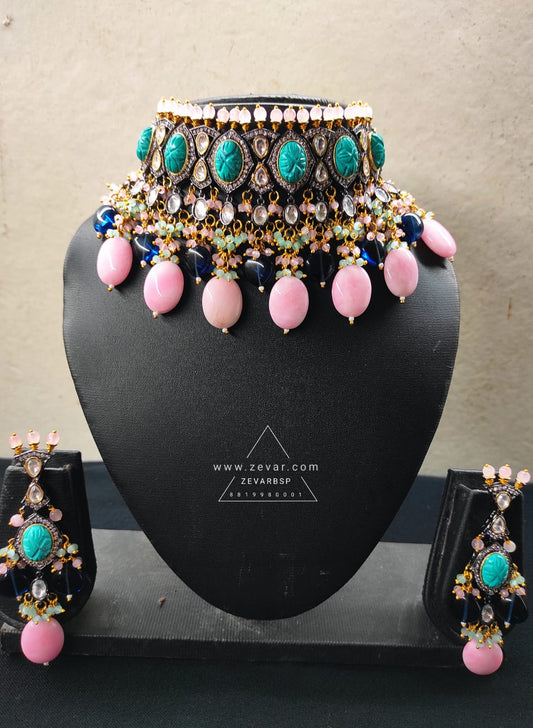 Zevar Jewelry Copy of Premium Quality Uncut Kundan Bridal Jewellery Set By Zevar