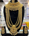 Zevar Jewelry High Quality Gold-Plated Matte Finish Bridal Jewellery Set By Zevar
