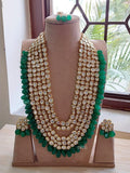 Zevar Jewelry High Quality Kundan Bridal Elegant Long Bridal Jewellery set By Zevar