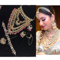 Zevar Jewelry Kundan Bridal Jewellery Necklace set By Zevar