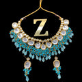 Zevar Jewelry kundan Necklace meenakari work back side set by Zevar