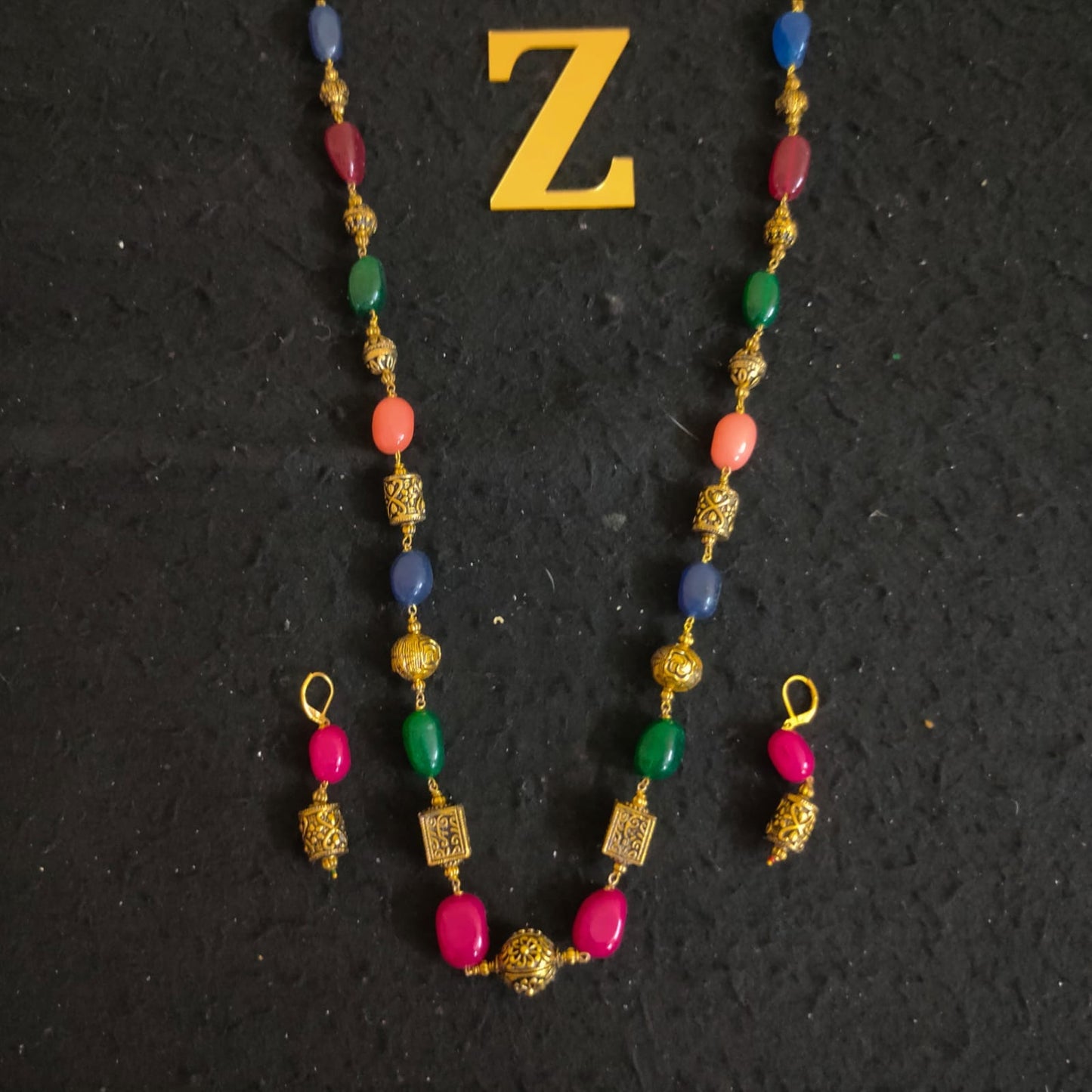 Zevar Jewelry long necklace traditional new design set by zevar