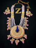 Zevar Jewelry Peacock long necklace traditional new design set by zevar