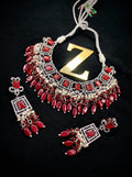 Zevar Jewelry Premium Quality AD Stone Kundan Jewellery Set By Zevar