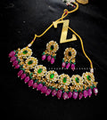 Zevar Jewelry Premium Quality Kundan Choker Necklace Earrings set By Zevar