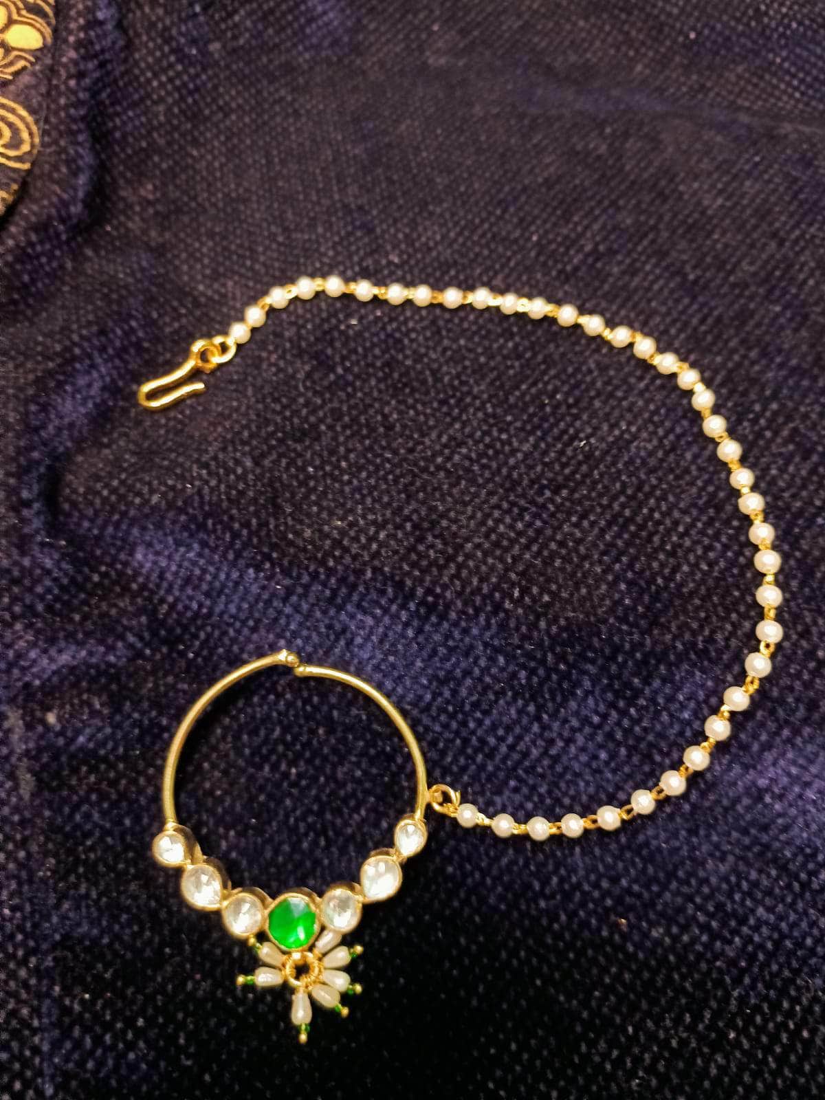 Zevar Jewelry small size ahmdabadi nose pine