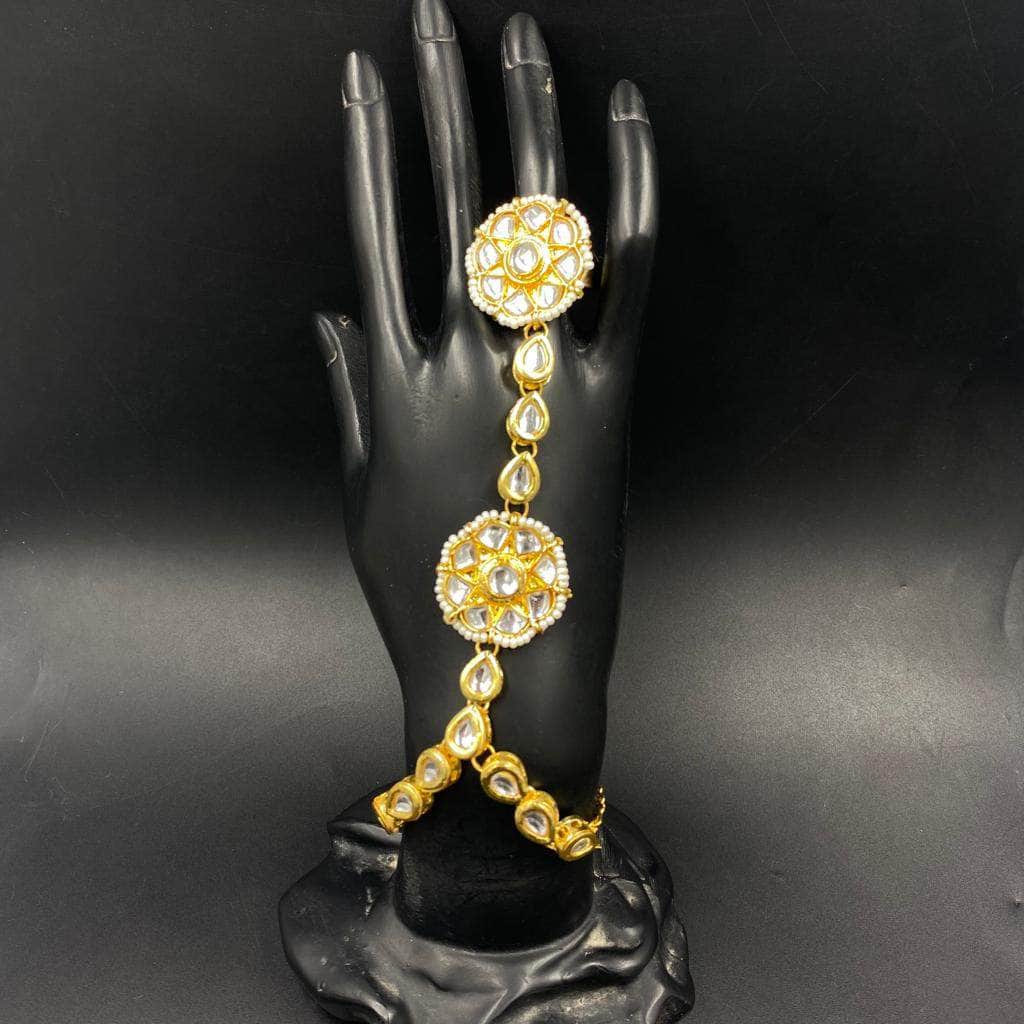 ZEVAR I Kundan Hathphool For Women/Girls – Zevar