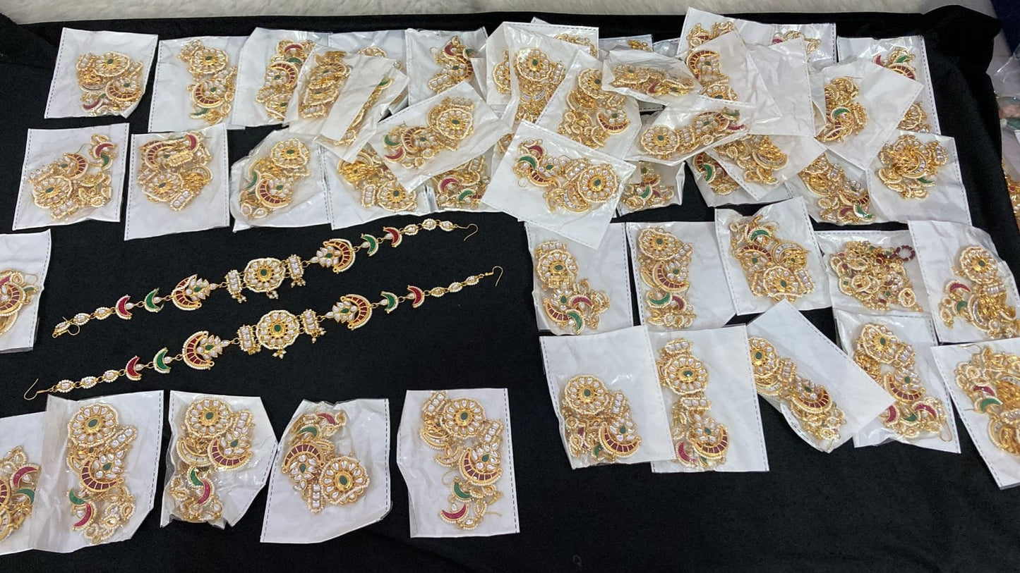 Zevar Mangtika Royal Look Jadau Sheeshphool Handcrafted Matha Patti By Zevar