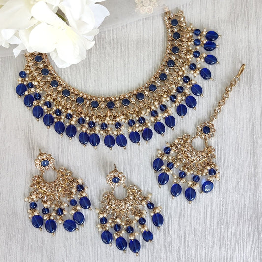 Elegant Allure: Exploring the Beauty of Dark Blue Jewelry Sets