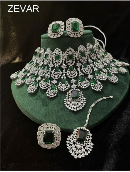 Radiant Charm: Embracing the Allure of Green Jewelry Sets