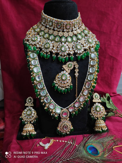 ir Jewelry Sets Contemporary Kundan Jewelry Ensemble