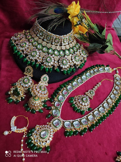 ir Jewelry Sets Contemporary Kundan Jewelry Ensemble