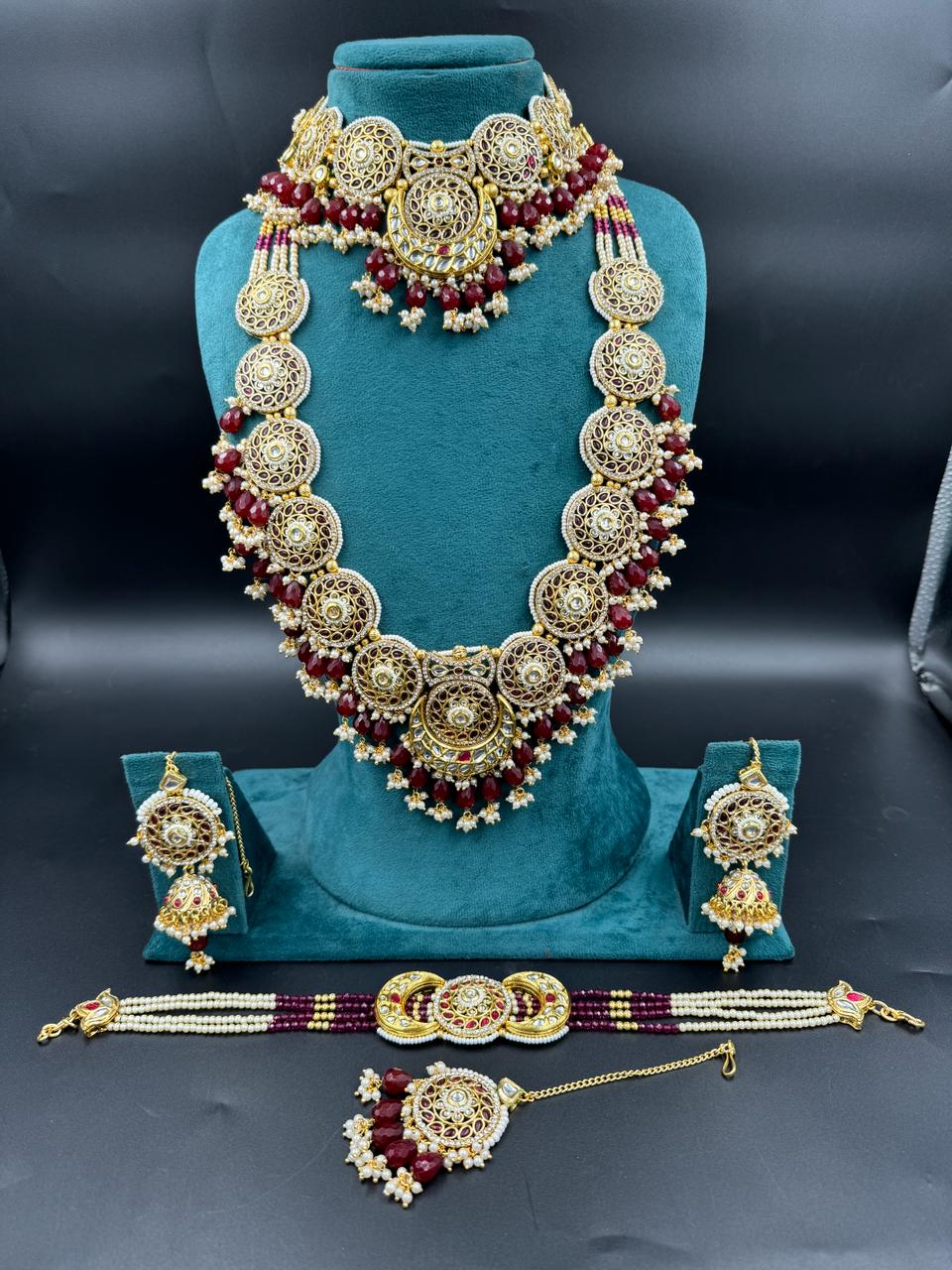 Buy Gold Reception Bridal Jewellery Online -
