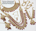 Regal Adornments Bridal Jewellery Set Monzonite Stones Heavy Full Bridal Jewellery Set | Grand Wedding Collection