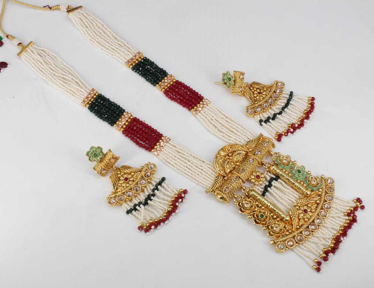 Traditional Maharashtrian Chinchpeti Moti Har 5 Badam Peti| Chinchpeti  Necklace | Hemant Jewellers