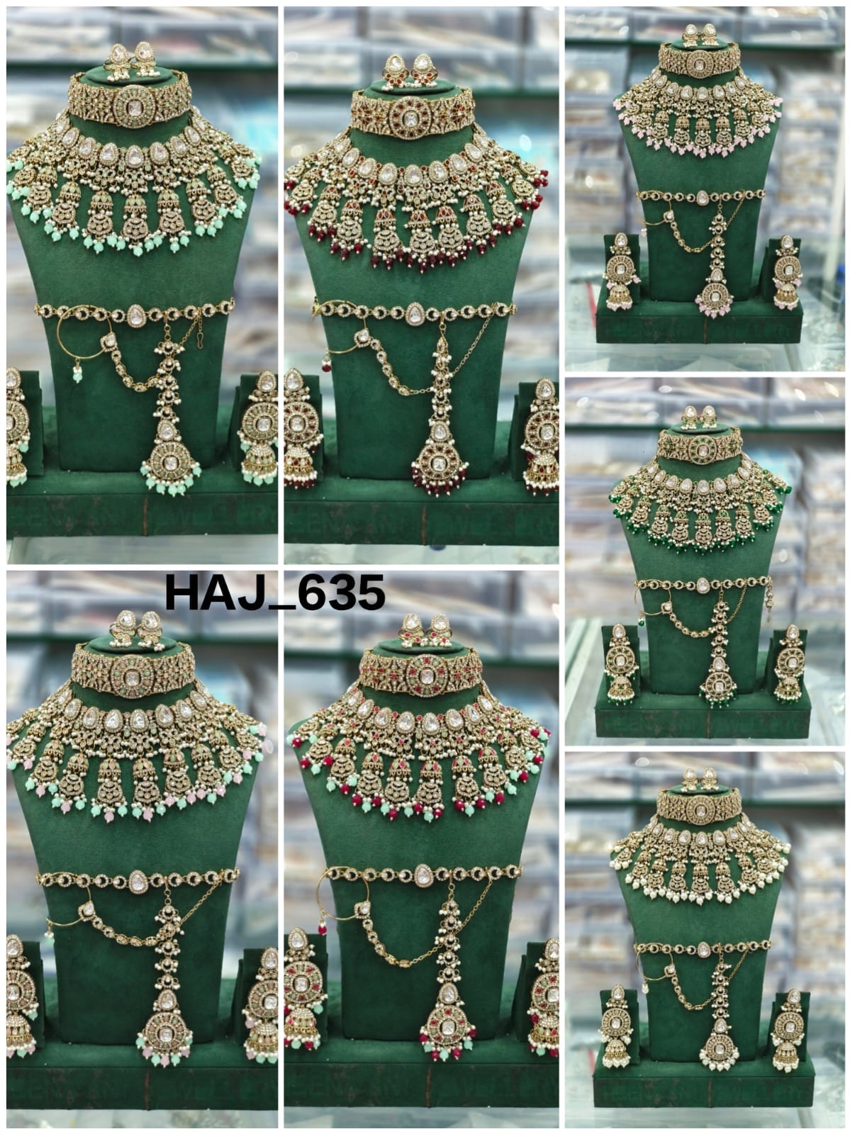 the Zevar Bridal Choker Jewellery Set The Regal Rose Kundan Bridal Collection