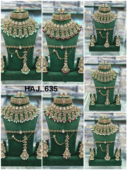 the Zevar Bridal Choker Jewellery Set The Regal Rose Kundan Bridal Collection