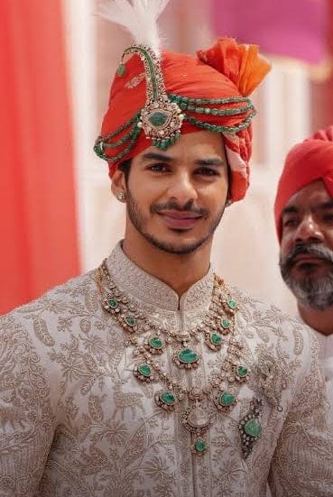 the Zevar groom necklace Ishaan Khatter Groom Necklace By Zevar