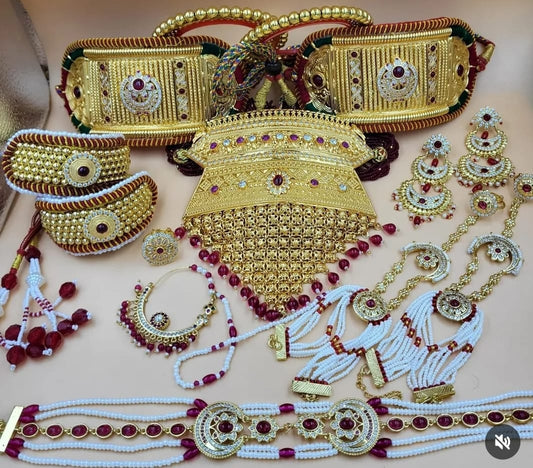 The Zevar Jewellery Traditional Rajasthani Wedding Collection Royal Rajasthani  Kundan Bridal Jewellery Set