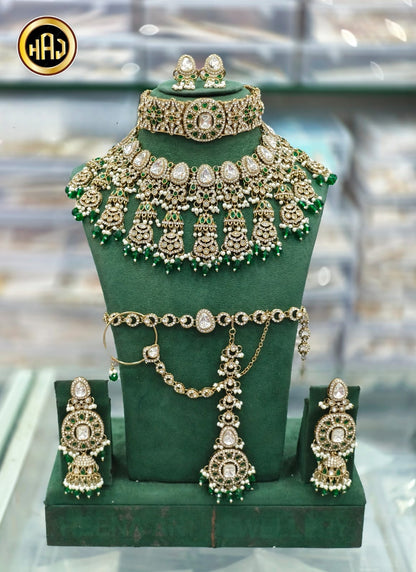the Zevar Kundan & Pearl Choker Necklace Set Colour / Pink Untitled 16May_19:05