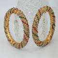 Zevar Bangle Regal Rajwadi Gold Plated Bangle | Opulent Indian Jewelry