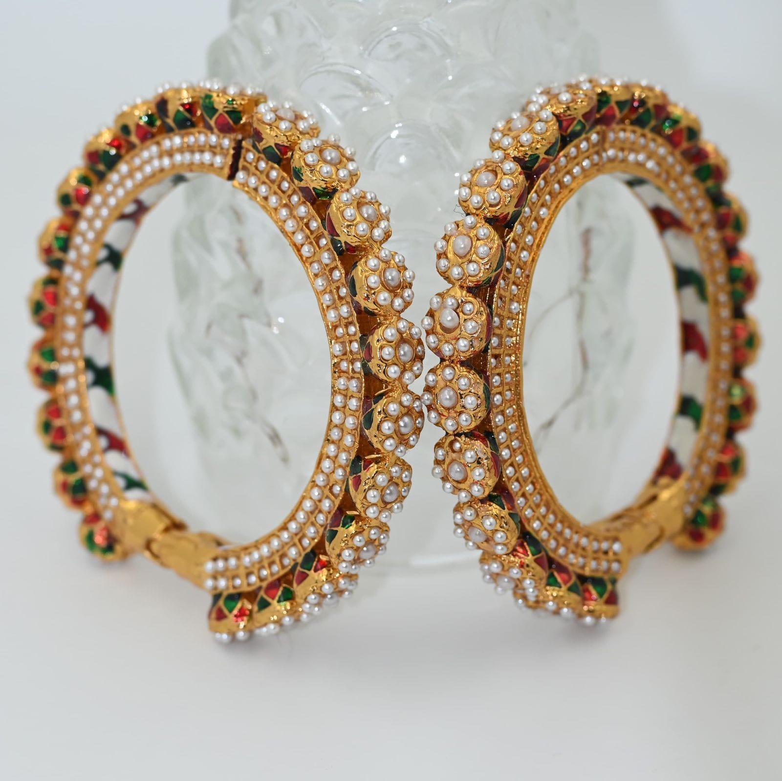 Zevar Bangle Regal Rajwadi Gold Plated Bangle: Traditional Elegance