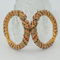 Zevar Bangle Regal Rajwadi Style Traditional Bangle - Antique Kundan Jewellery