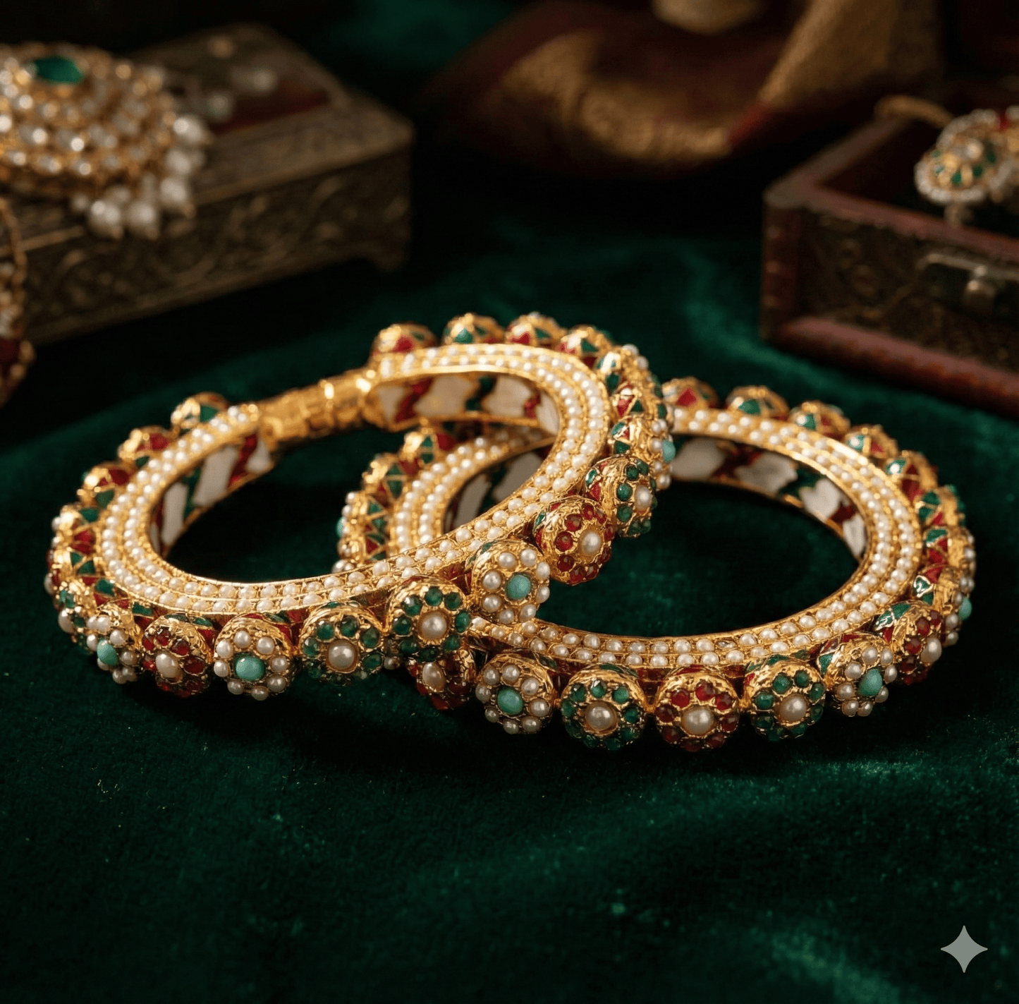 Zevar Bangle Regal Rajwadi Style Traditional Bangle - Exquisite Craftsmanship